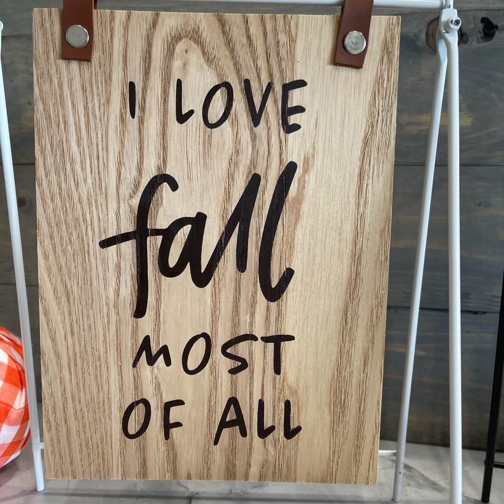 - 2 pack of Fall Reversible signs- home decor - Picture 5 of 12
